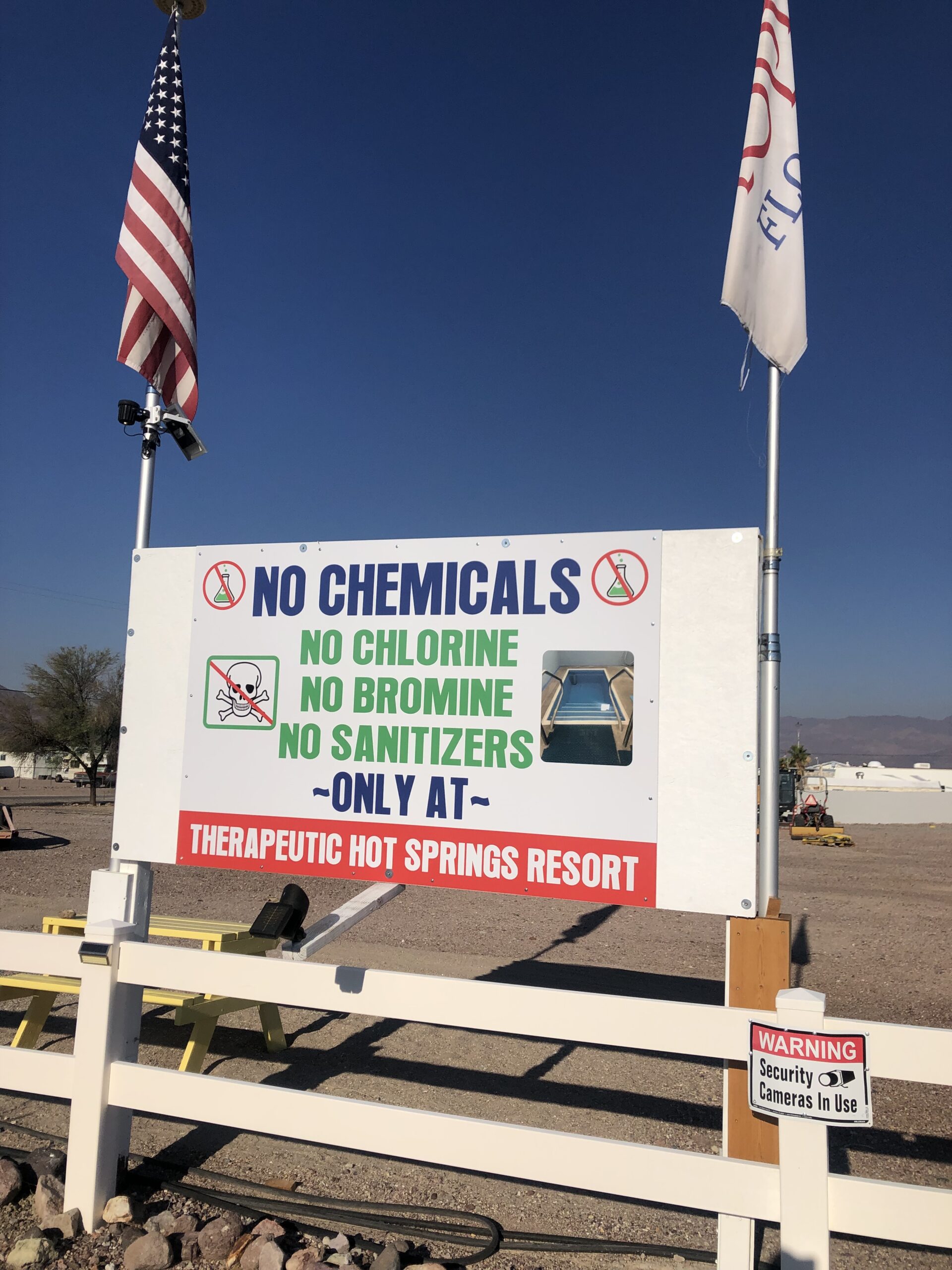 Sign No Chemicals